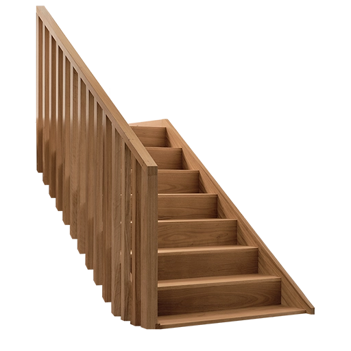 architecturally designed blackbutt timber batten stair